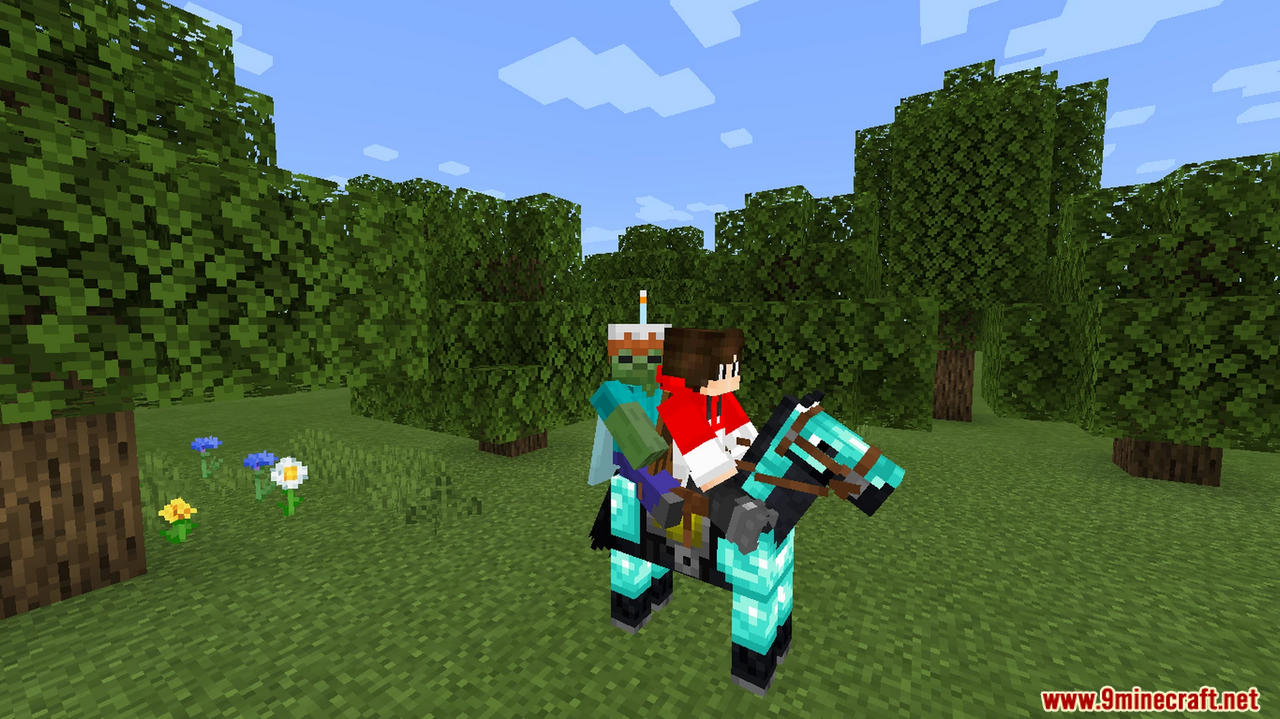 Kaffee's Dual Ride Mod (1.21.1, 1.20.1) - Two Players Ride One Horse 6