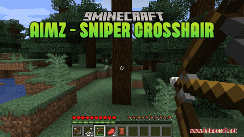 Aimz – Sniper Crosshair Resource Pack (1.21.1, 1.20.1) – Texture Pack Thumbnail