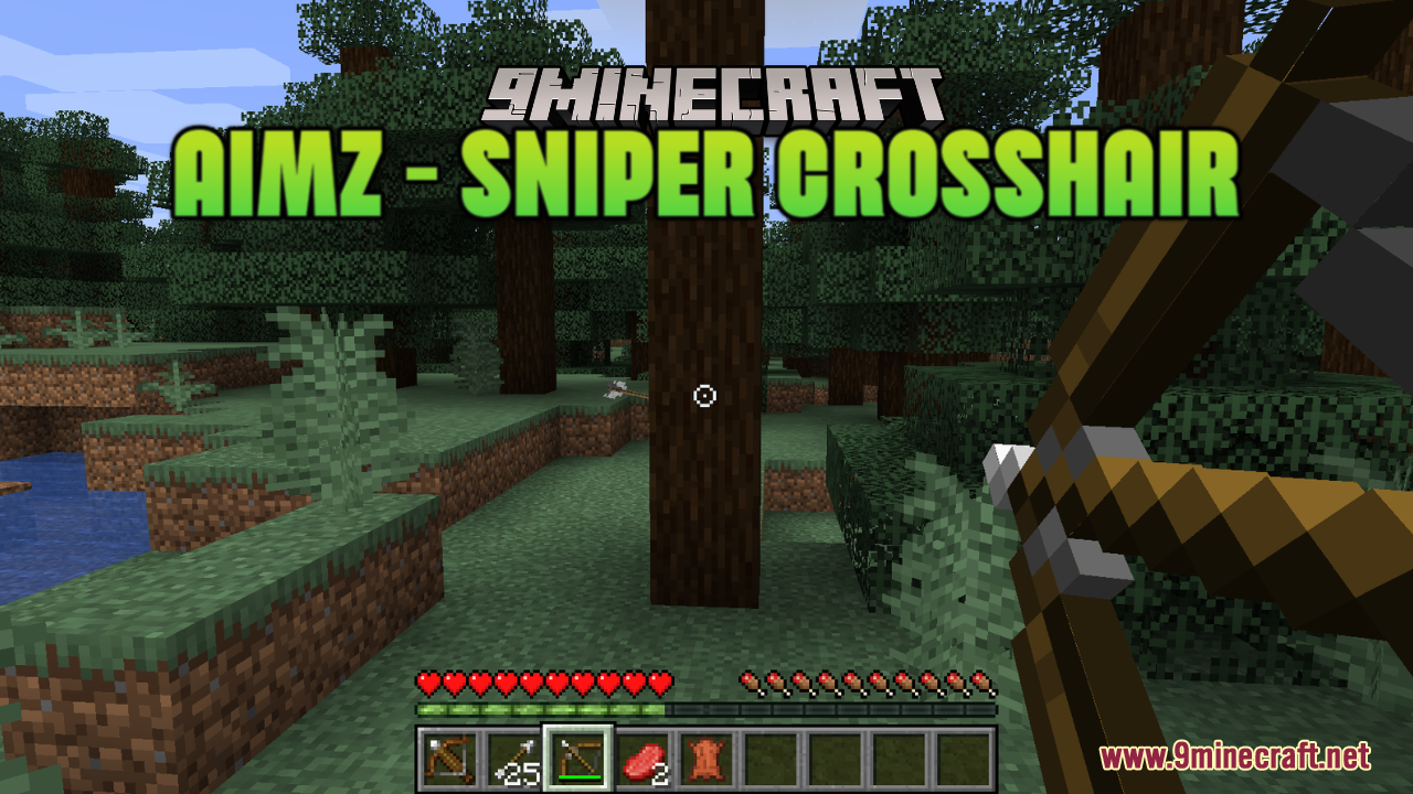 Aimz - Sniper Crosshair Resource Pack (1.21.1, 1.20.1) - Texture Pack 1