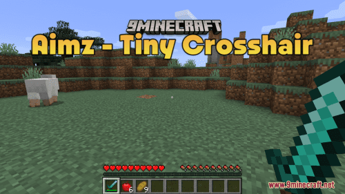 Aimz – Tiny Crosshair Resource Pack (1.21.3, 1.20.1) – Texture Pack Thumbnail