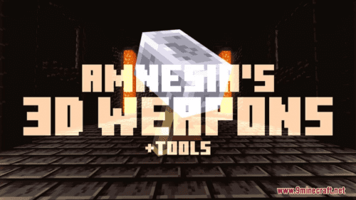 Amnesia’s 3D Weapons Resource Pack (1.21.1, 1.20.1) – Texture Pack Thumbnail