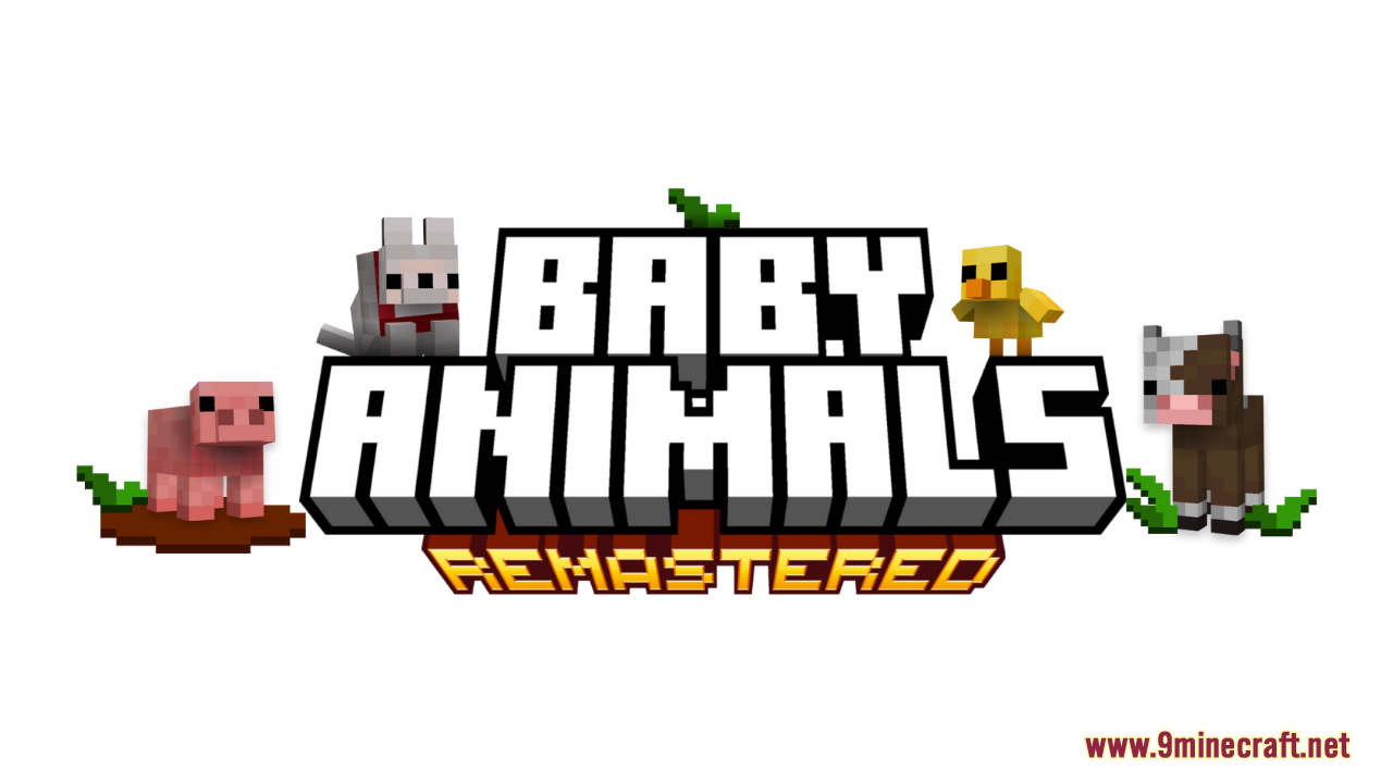 Baby Animals Remastered Resource Pack (1.21.1, 1.20.1) - Texture Pack 1