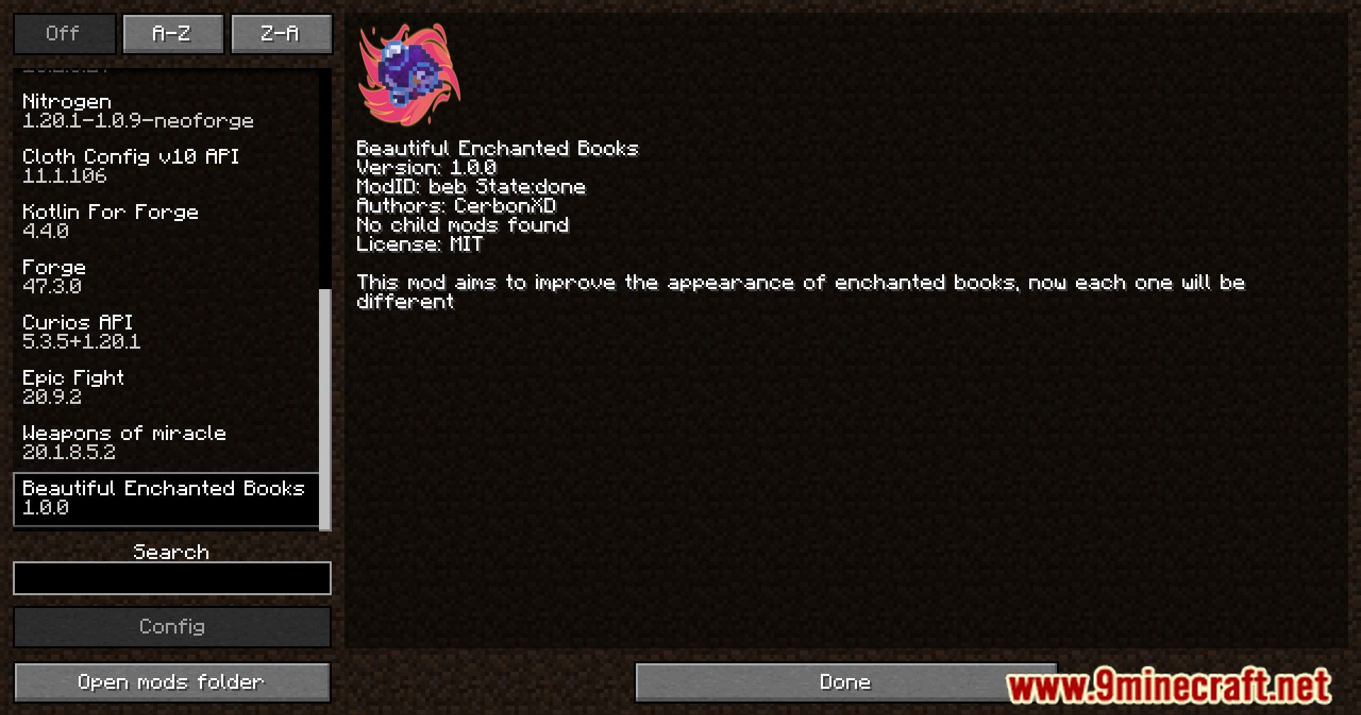 Beautiful Enchanted Books Mod (1.21.1, 1.20.1) - Transform Your Enchanted Books 2