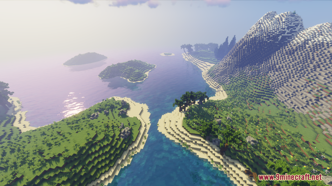 Beautiful Islands Map (1.21.1, 1.20.1) - Serene Island Escape 3