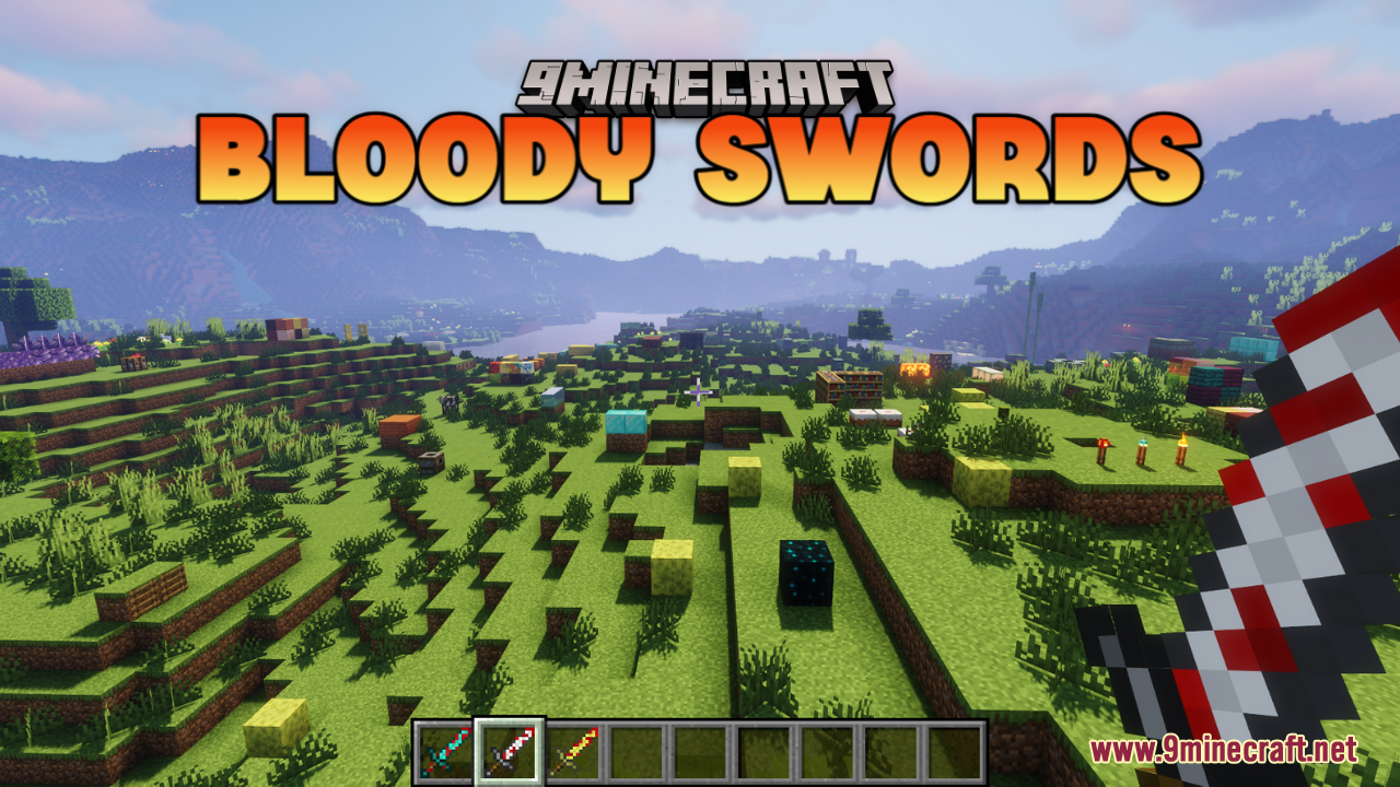 Bloody Swords Resource Pack (1.21.1, 1.20.1) - Texture Pack 1