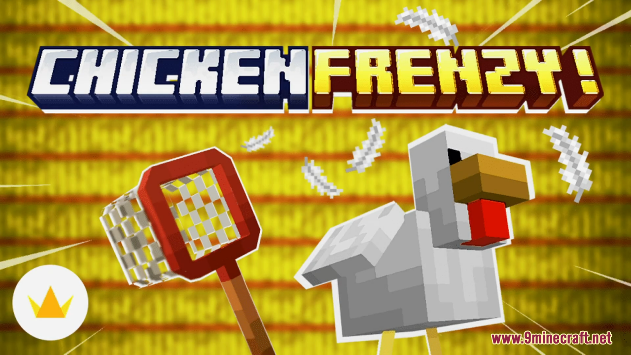 Chicken Frenzy Map (1.21.1, 1.20.1) - Chicken Collecting Chaos 1