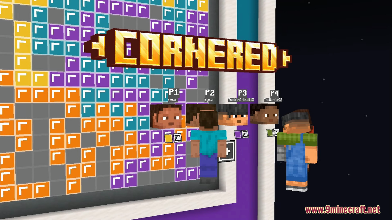 Cornered Map (1.21.1, 1.20.1) - Blokus Inspired Minigame 3