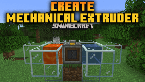 Create Mechanical Extruder Mod (1.20.1, 1.19.2) – Automate Block Production Thumbnail