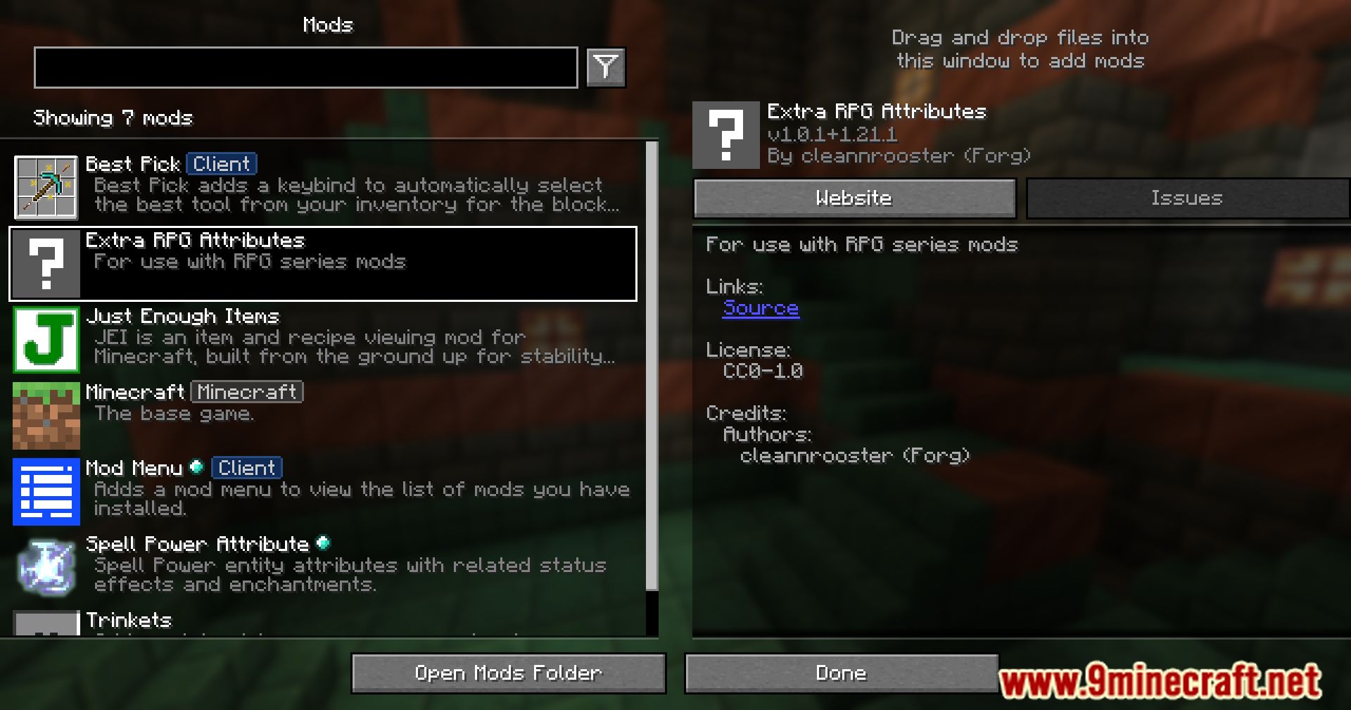 Extra RPG Attributes Mod (1.21.1, 1.20.1) - RPG Mechanics For Minecraft 2