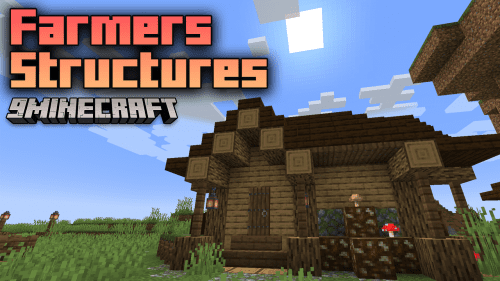 Farmers Structures Mod (1.21.1, 1.20.1) – Learning Farmer’s Delight Through Immersive Structures Thumbnail