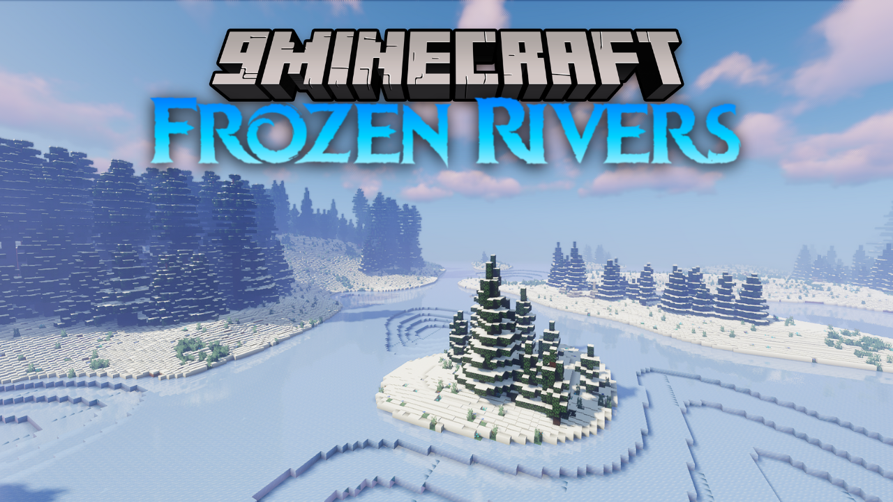 Frozen Rivers Map (1.21.1, 1.20.1) - A Winter Wonderland 1