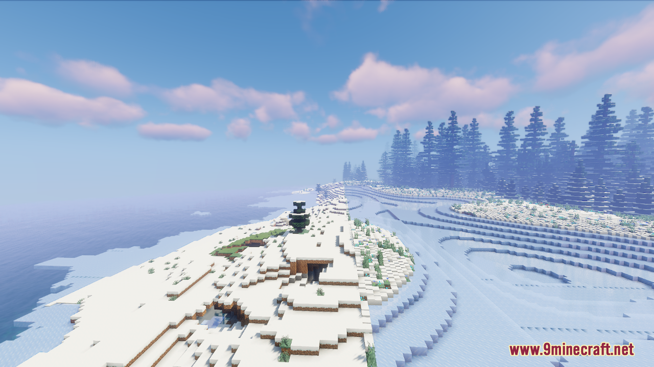 Frozen Rivers Map (1.21.1, 1.20.1) - A Winter Wonderland 11