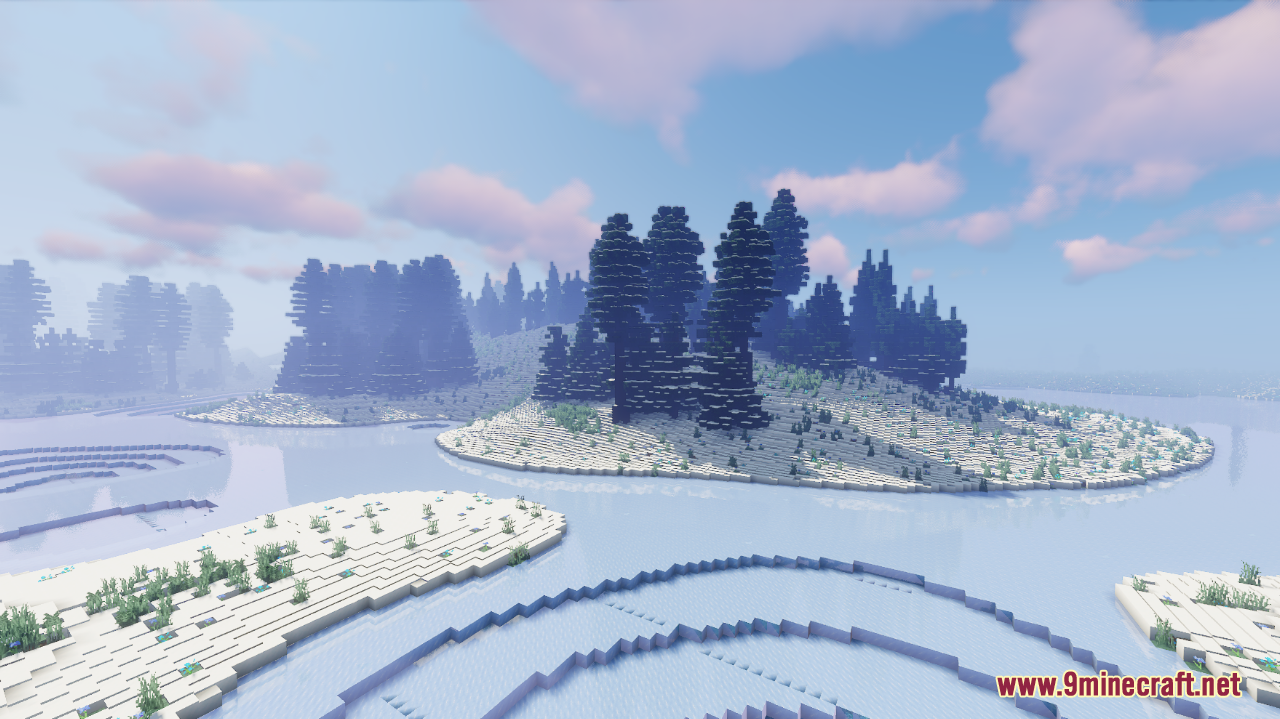 Frozen Rivers Map (1.21.1, 1.20.1) - A Winter Wonderland 9