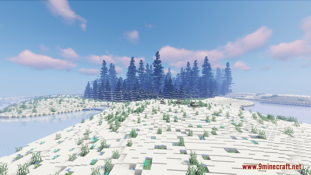 Frozen Rivers Map (1.21.1, 1.20.1) - A Winter Wonderland 10