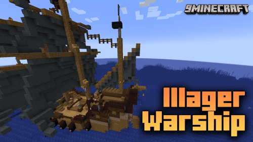 Illager Warship Mod (1.21.1, 1.20.1) – Set Sail For Adventure Thumbnail