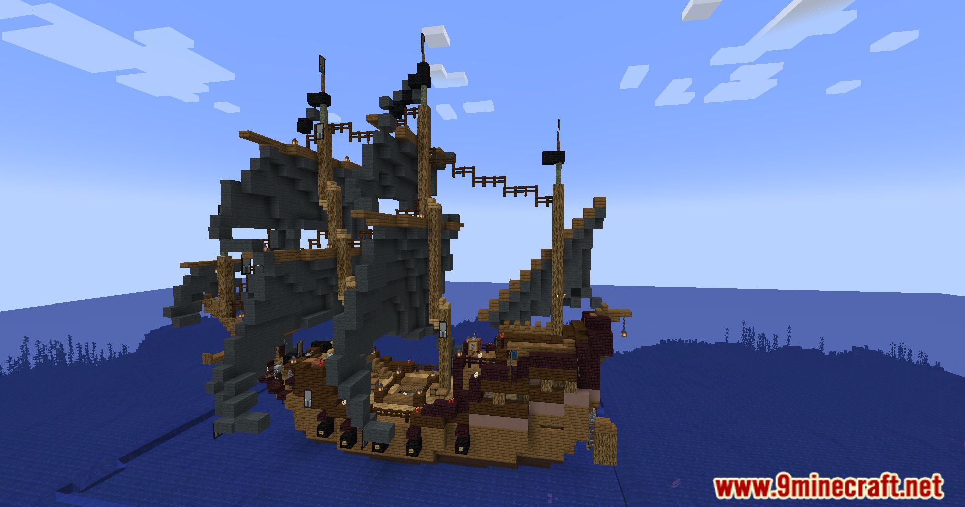 Illager Warship Mod (1.21.1, 1.20.1) - Set Sail For Adventure 3