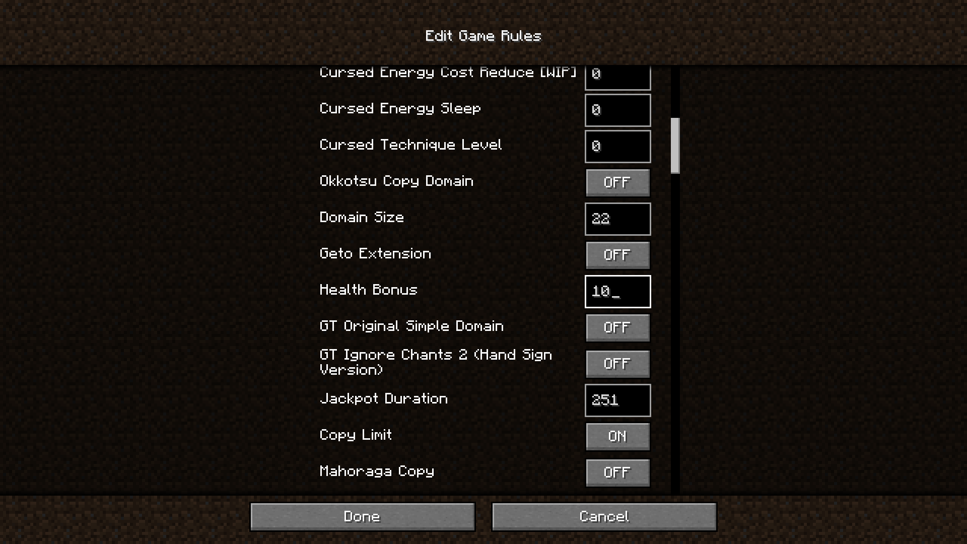 Jujutsu Kaisen GT 2 Mod (1.20.2, 1.20.1) - Add-on For Jujutsu Craft 8