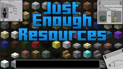 Just Enough Resources Mod (1.21.1, 1.20.1) – Efficient Resource Management Thumbnail