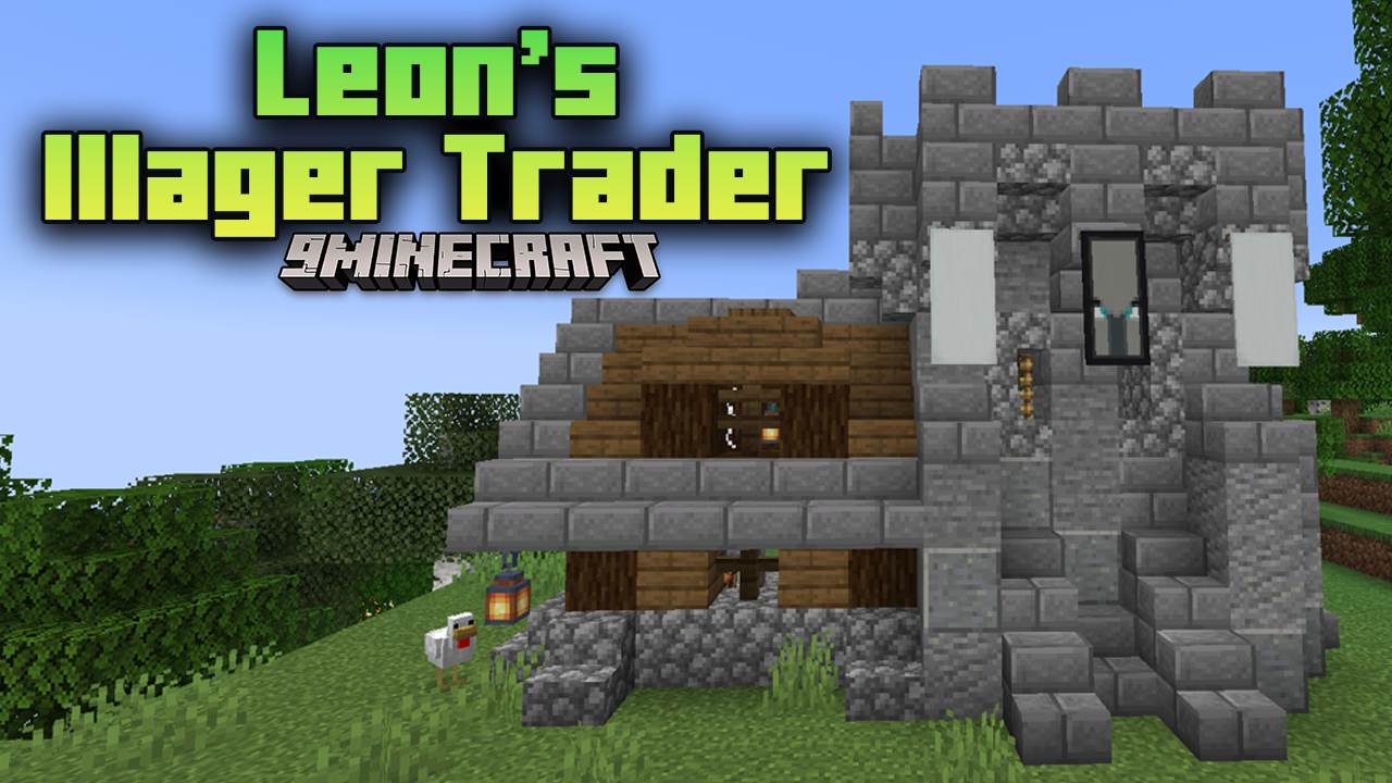 Leon's Illager Trader Mod (1.21.1, 1.20.1) - A Friendly Pillager Merchant 1