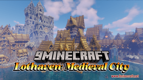 Lothaven: Medieval City Map (1.21.1, 1.20.1) – Intricate City Design Thumbnail