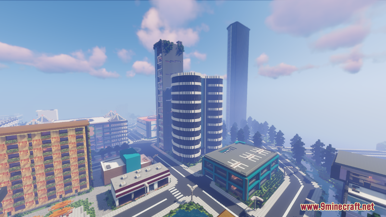 Mapa Panamera Map (1.21.1, 1.20.1) - Vast City for Immersive Adventures 3