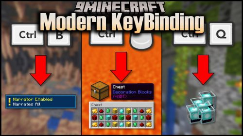 Modern KeyBinding Mod (1.20.4, 1.20.1) – Key Conflict Context, Key Modifier Thumbnail