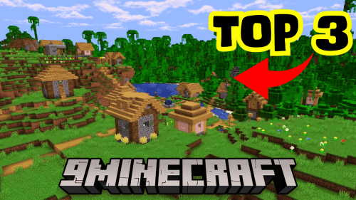 Must Try Village Seeds For Minecraft Players (1.21.4, 1.21.1) – Java Edition Thumbnail