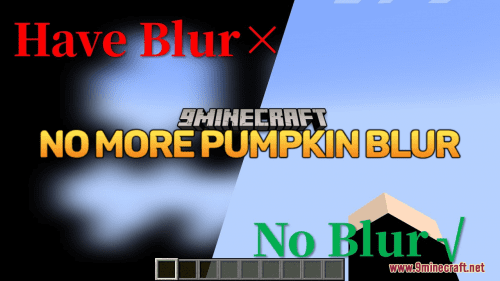 No More Pumpkin Blur Resource Pack (1.21.3, 1.20.1) – Texture Pack Thumbnail