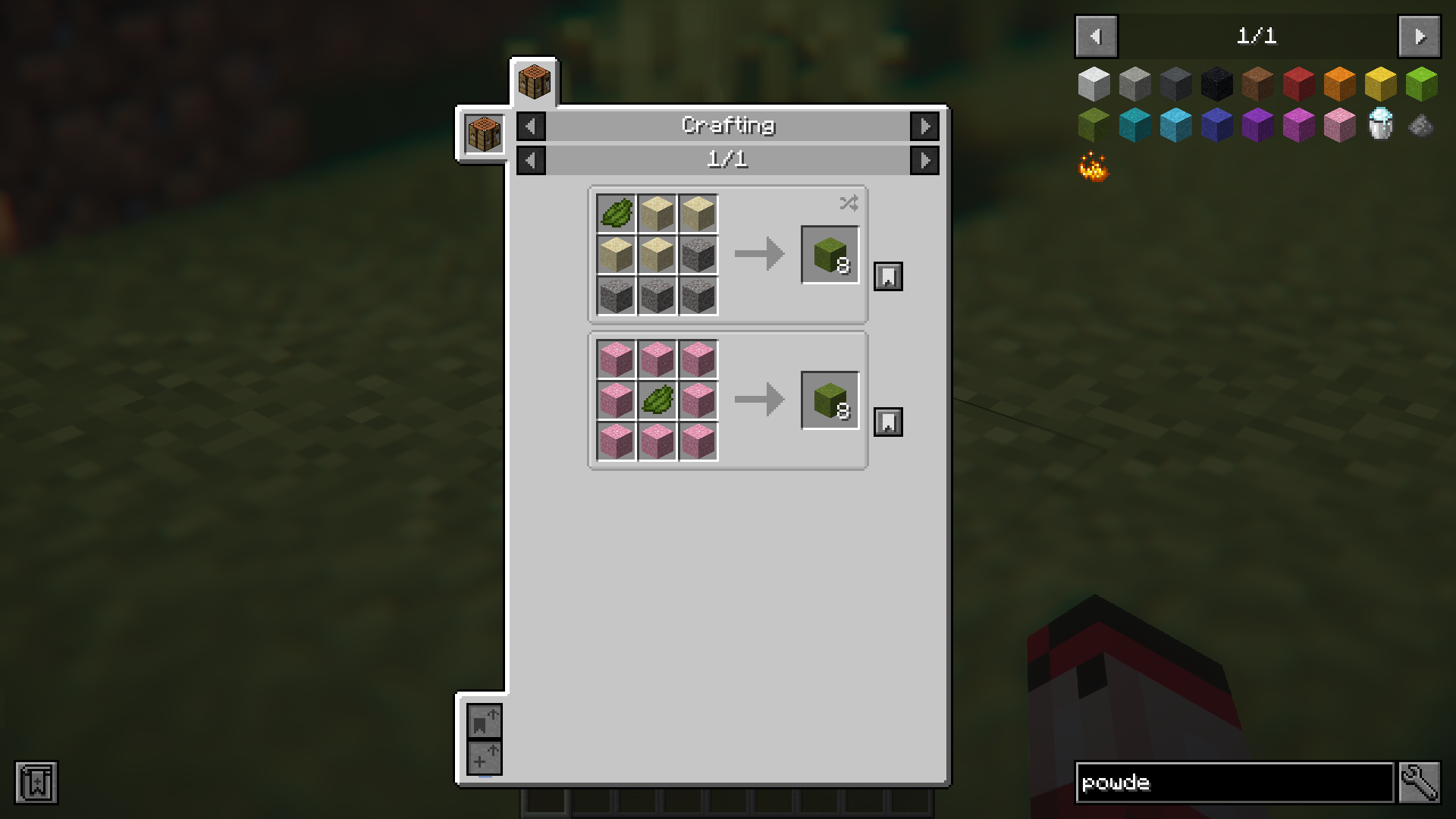 Re-Dye Concrete Powder Mod (1.21.1, 1.20.1) - Allows Recoloring Of Concrete Powder 6