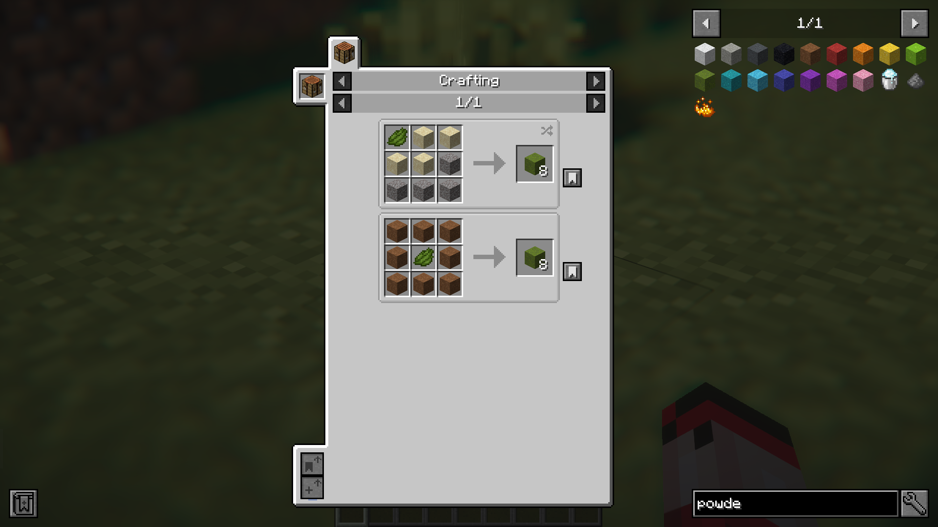 Re-Dye Concrete Powder Mod (1.21.1, 1.20.1) - Allows Recoloring Of Concrete Powder 7