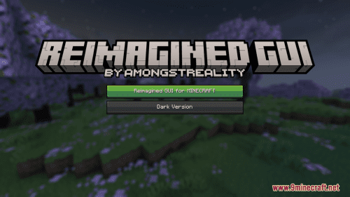 Reimagined GUI (Dark) Resource Pack (1.21.3, 1.20.1) – Texture Pack Thumbnail