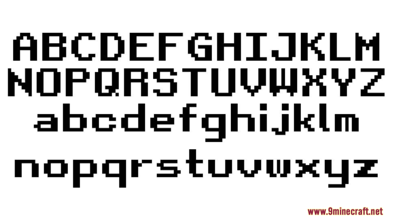 Retro RPG Font Resource Pack (1.21.1, 1.20.1) - Texture Pack 12