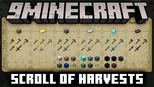 Scroll of Harvests Mod (1.20.1, 1.19.2) – Detailed Information About The Tool Tiers Thumbnail