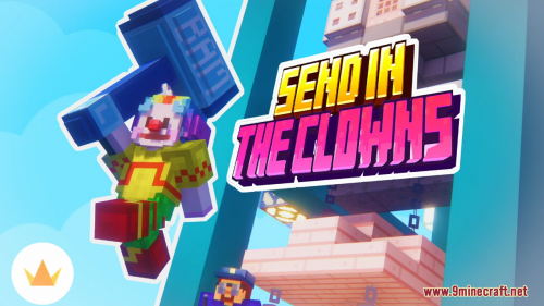 Send in the Clowns Map (1.21.1, 1.20.1) – Circus-Themed Hide and Seek Thumbnail