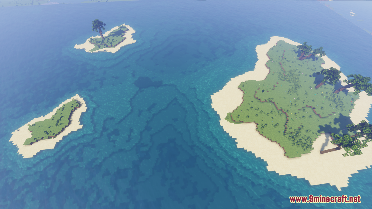 Small Carribean Archipelago Map (1.21.1, 1.20.1) - Tropical Escape 3