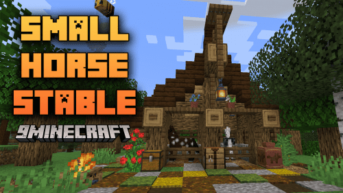 Small Horse Stable Mod (1.21.1, 1.20.1) – Find Horses And Supplies In New Stable Thumbnail