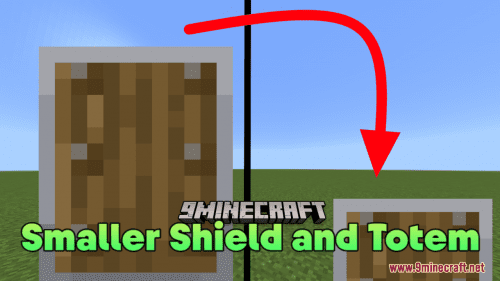 Smaller Shield and Totem Resource Pack (1.21.3, 1.20.1) – Texture Pack Thumbnail