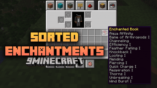 Sorted Enchantments Mod (1.21.1, 1.20.1) – Organize Your Enchantments Thumbnail