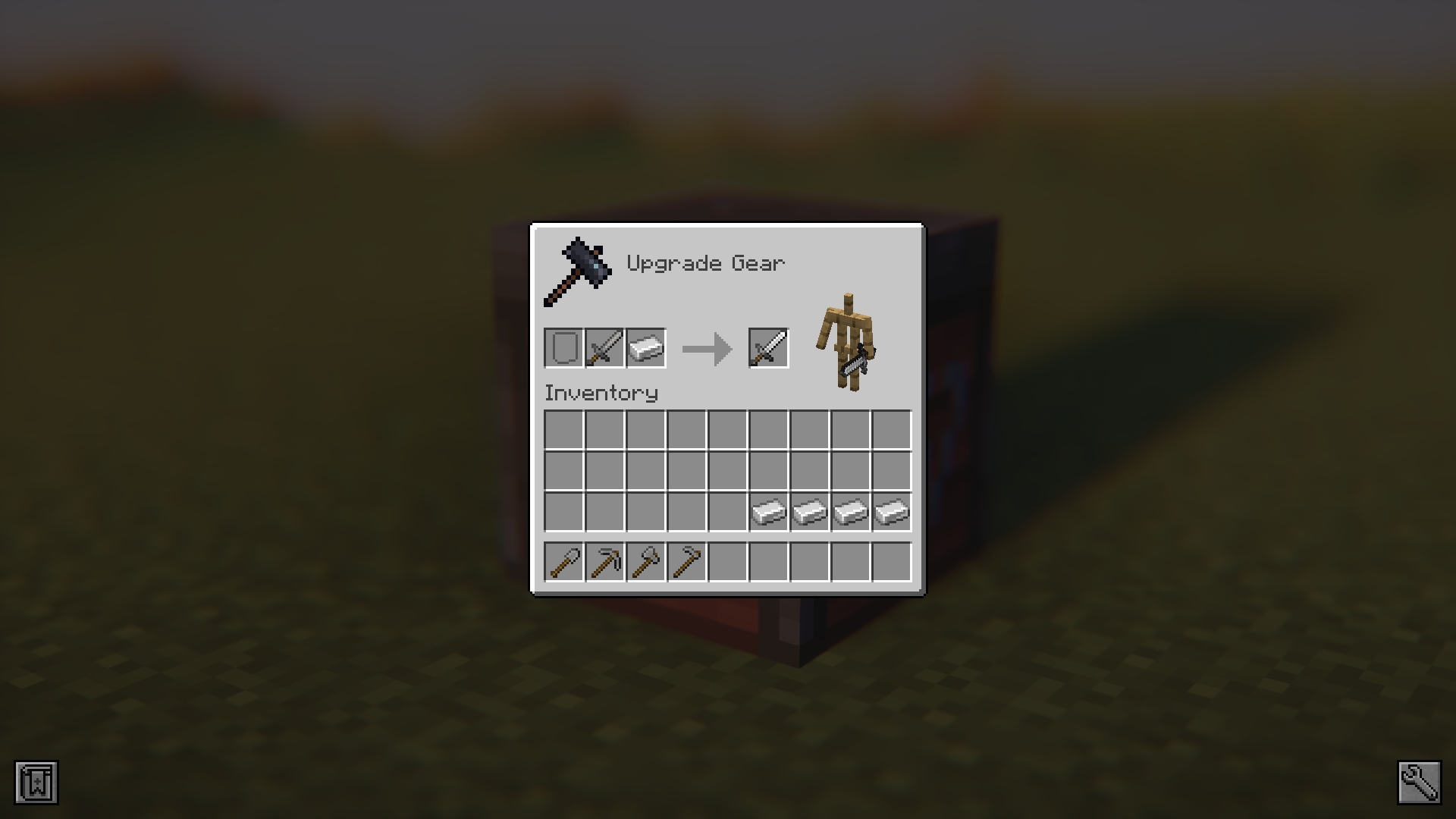 Stone To Iron Tools Upgrades Mod (1.21.1, 1.20.1) - Use Smithing Table To Upgrade To Iron Tools 3