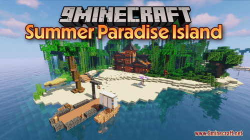 Summer Paradise Island Map (1.21.1, 1.20.1) – Tropical Getaway Thumbnail