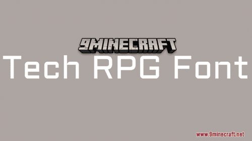 Tech RPG Font Resource Pack (1.21.1, 1.20.1) – Texture Pack Thumbnail