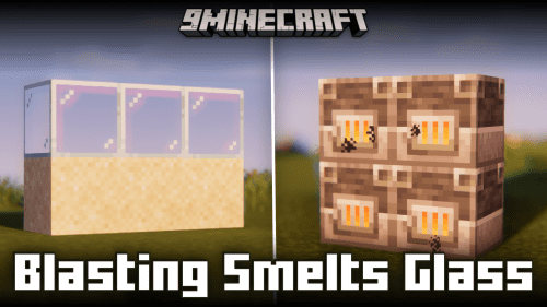 Blasting Smelts Glass Mod (1.21.1, 1.20.1) – Allows Smelting Sand In Blast Furnaces Thumbnail