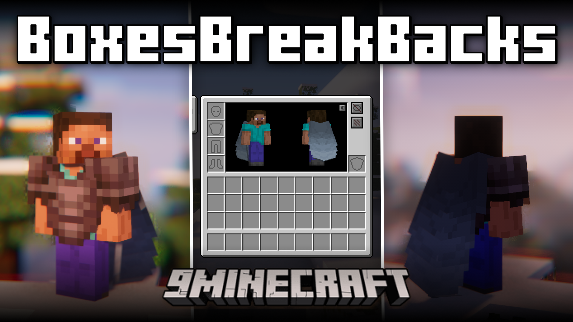 Boxes Break Backs Mod (1.21.1, 1.21) - Wear Shulkers & Elytras As Accessories 1