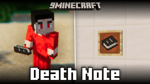 BizCub Death Note Mod (1.21.1, 1.20.4) – Write Names To Kill Players Thumbnail