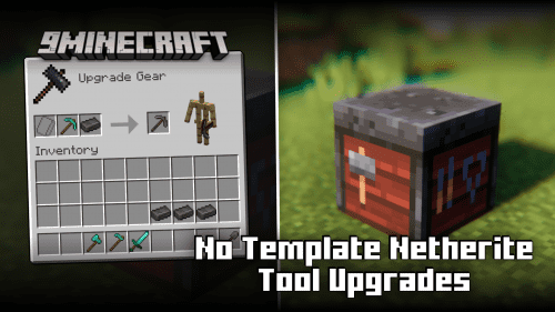 No Template Netherite Tool Upgrades Mod (1.21.1, 1.20.1) – No More Templates Needed To Upgrade Thumbnail