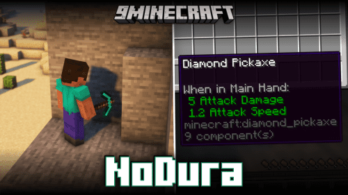 NoDura Mod (1.21.1, 1.20.1) – Toggle Item Durability Thumbnail