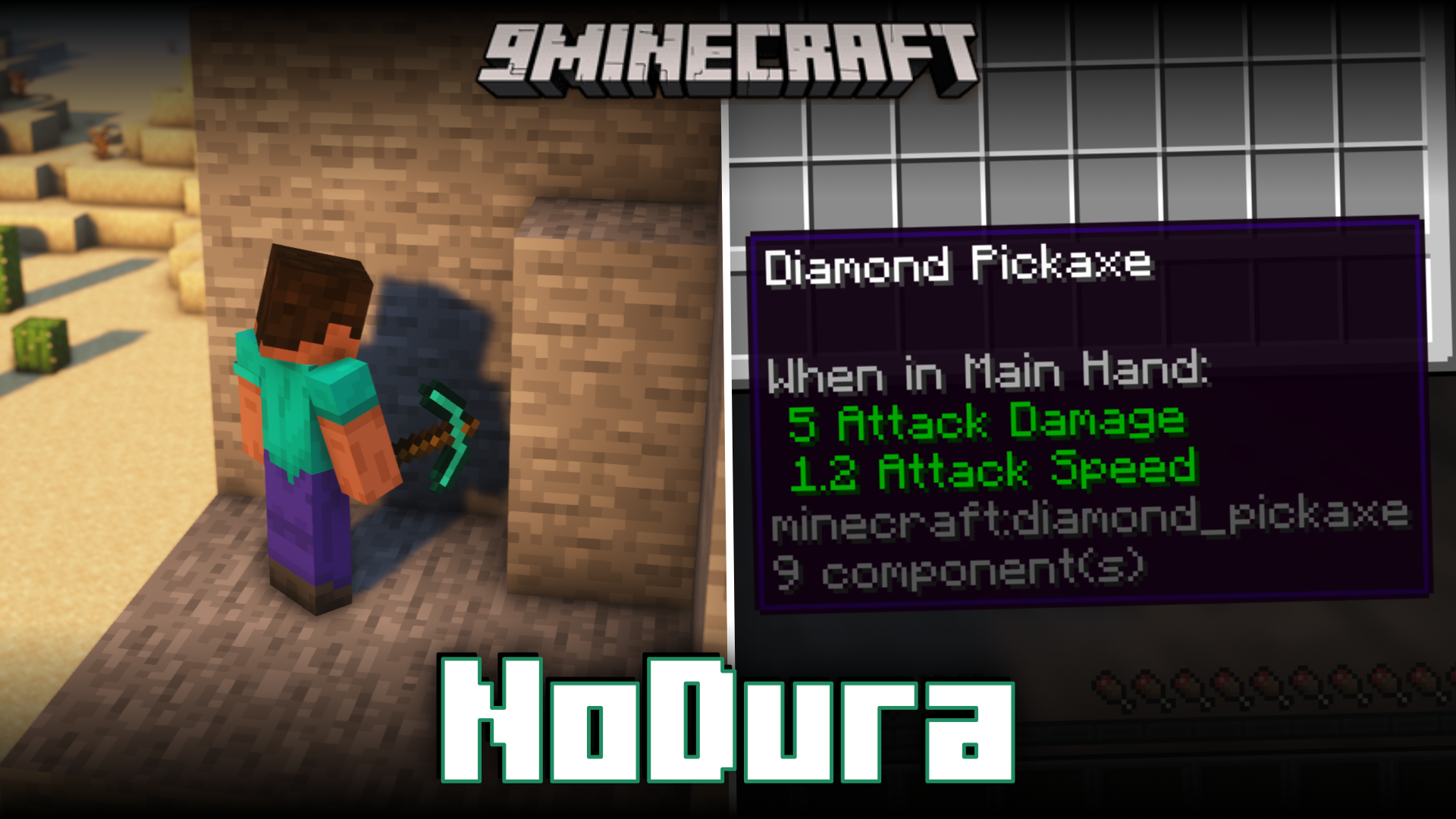 NoDura Mod (1.21.1, 1.20.1) - Toggle Item Durability 1