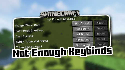 Not Enough Keybinds Mod (1.21.1, 1.20.6) – More Keybinds With Special Purposes Thumbnail