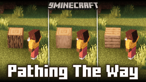 Pathing The Way Mod (1.21.1, 1.20.1) – Convert Blocks Using Tools Thumbnail