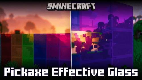 Pickaxe Effective Glass Mod (1.21.1, 1.20.1) – Makes Glass Blocks Pickaxe Mineable Thumbnail